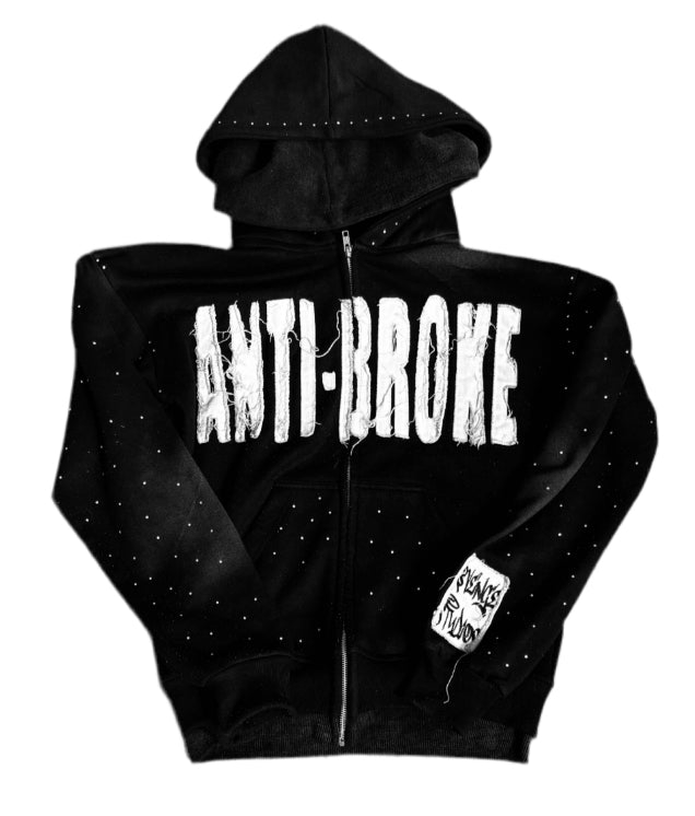 Official R3VENGE Anti-Broke Hoodie – black