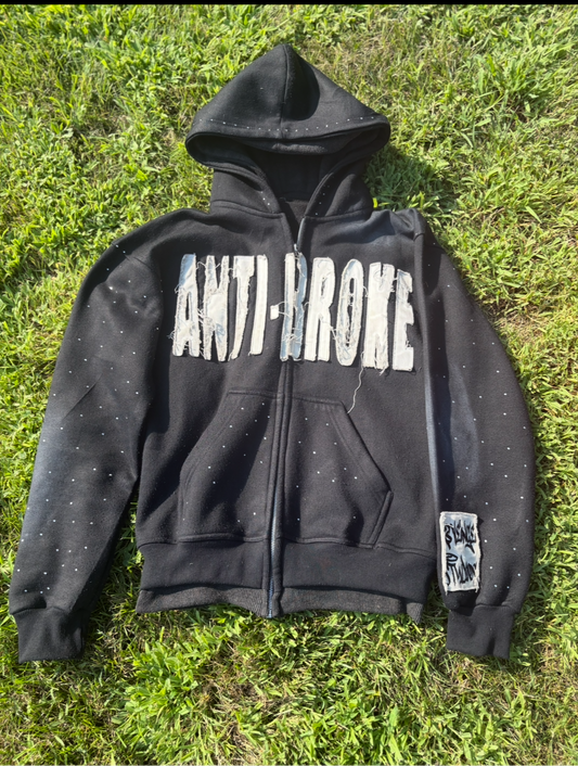 Official R3VENGE Anti-Broke Hoodie – black