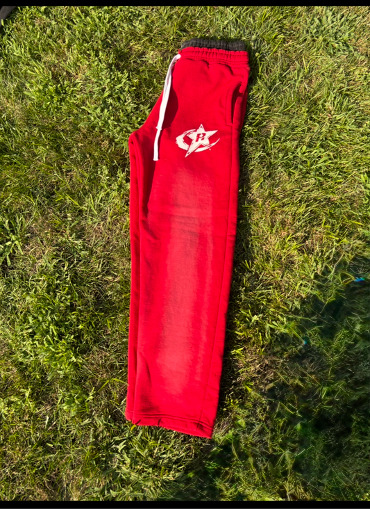 Official R3VENGE Anti-Broke Sweatpants – RED