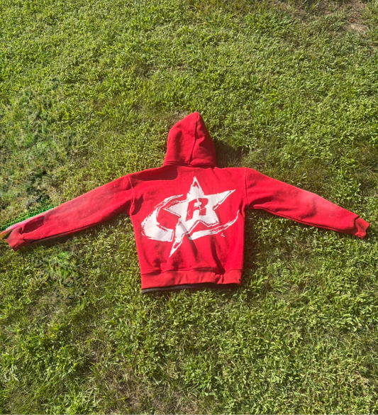 Official R3VENGE Anti-Broke Hoodie-red