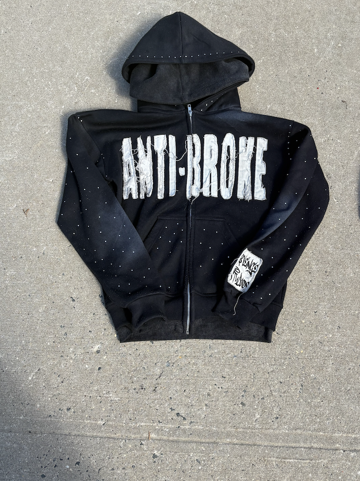 Official R3VENGE Anti-Broke Hoodie – black